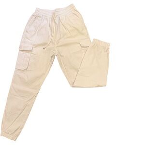 Women's White Cargo Pants